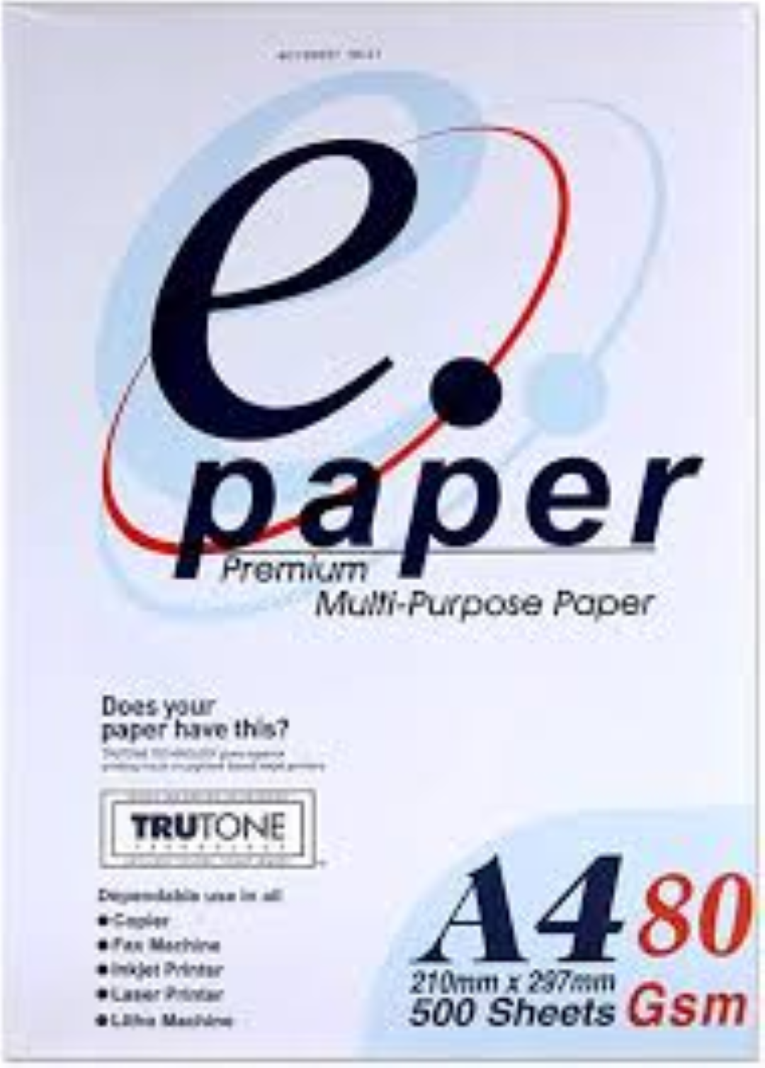 E PAPER PHOTOCOPY PAPER 80GSM